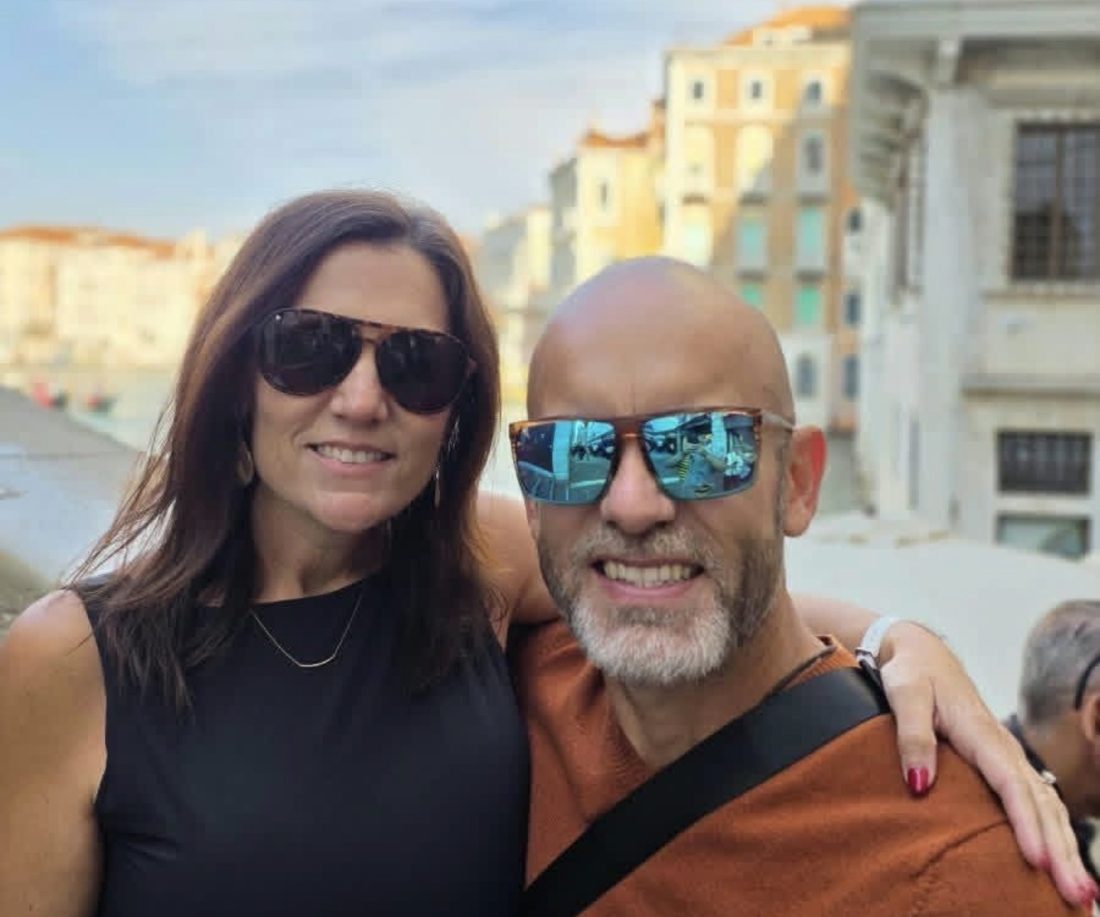 Adolfo and Julie in Italy