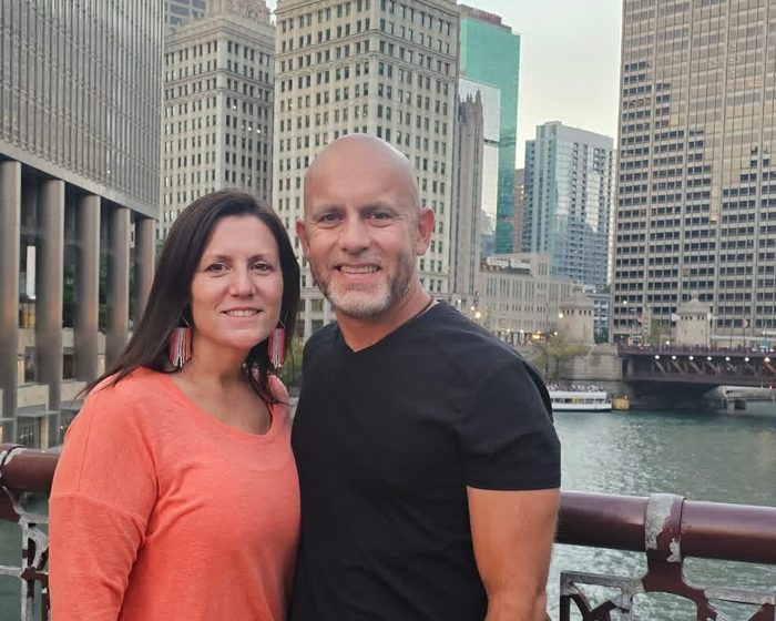Postcard frame: Chicago